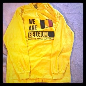 Belgium 2018 World Cup Long Sleeve Shirt